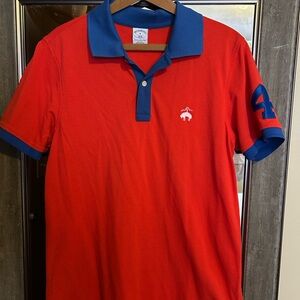 Red and Blue Polo Shirt